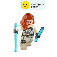 sh0675 Lego SDCC Marvel Super Heroes Black Widow 77905 - Black Widow White Jumpsuit Minifigure - New