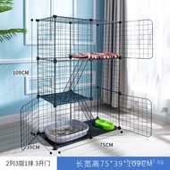 DIY Pet Fence Home Creative Assembly Puppy Fence Cat Cage Cat House Cat House Anti-Jump Cat Fence Fe