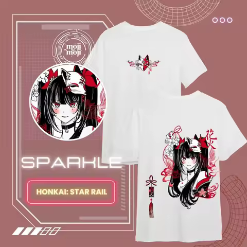 Sparkle Honkai Star Rail Shirt, FRONT & BACK PRINT, Honkai: Star Rail T-shirt,
