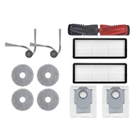 Main brush/side brush/mop cloth/dust bag/ filter compatible with Roborock Q revo 5AE /Qrevo Edge / Q