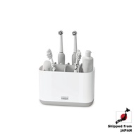 Joseph Joseph EasyStore Small Toothbrush Stand - Stainless Steel, Silky Grey
