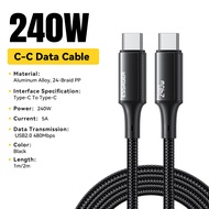 Essager pd3.1 240W sạc siêu nhanh Loại-C Cáp sạc nhanh PD USB C để Loại C Cáp 5A cho Iphone 15 14 MA