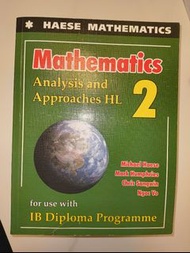 HAESE MATHEMATICS Analysis and Approaches HL 2 IB Diploma