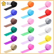 SUER 1 Roll Crepe Paper Streamers Art Crafts Rainbow Party Supplies Garland Photography Backdrops