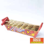 Children's Motif Gamelan / Traditional Gamelan Musical Instrument / Javanese Kenong Gamelan Tabuan J