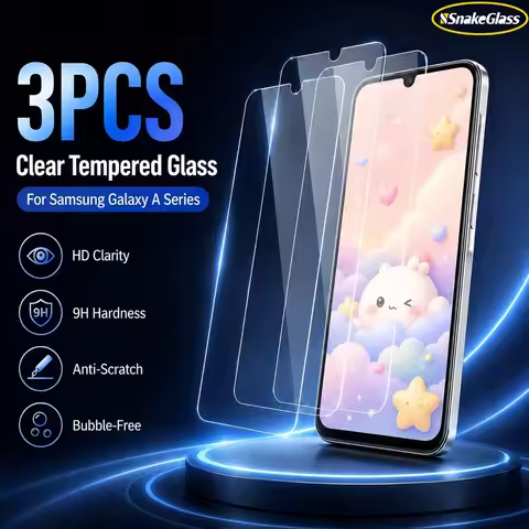 3PCS HD Tempered Glass For Samsung GalaxyA72 A57 A54 A42 A03 A03s A04 A04s A13 A23 A23 5G A33 5G A53
