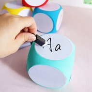 Eva Foam Dice Erasable Foam Dice Giant Foam Game Cube Erasable Eva Dice for Kids Large Dry Erase Blo