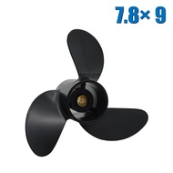 Outboard Propeller For Tohatsu Mercury Mariner 4HP 5HP 6HP 7.8*9 Boat Aluminum Alloy Screw 12 Spline
