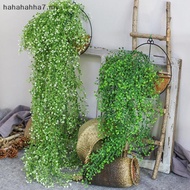 hahahahha7 Fake Artificial Vines Flower Wall Hanging Faux Rattan Plant Flower Home Decor MY