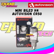 AUTOVISION Motorcycle Mini Bi-LED H4 CR50 12V 36W/ 50W 6000K Original Autovision