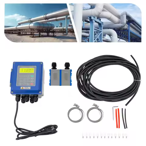 Ultrasonic Flow Meter TUF-2000B Ultrasonic Water Flowmeter DN32-DN6000, 4-20mA/RS485 for Water & Che