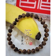 Agarwood, Cambodian Bodhisattva Chen, old beads, patterned, 80% sinking, 7.2mm / 4.6g.