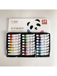24 Colors Mixed Color Water Colour Paint, Colorful Multi-Purpose Paint For Painting, 12/18/24colours