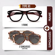 Colore.in [MYSTERY BOX] Sunglasses Frame 3pcs Only 99k