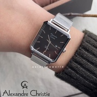 *Ready Stock*ORIGINAL Alexandre Christie 2940LDBSSBA Quartz Stainless Steel Mesh Bracelet Water Resistant Ladies Watch
