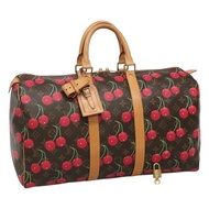 路易威登 Monogram Cherry Keepall 45 波士頓包 M95011 LV Auth 113808AM