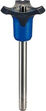 Ball Lock Bolt, Self-Locking with Combination Handle, D1 = 10 mm / L1 = 50 mm, Blue, 22370.0470