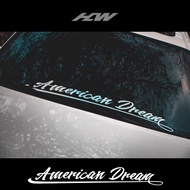 Car Sticker American Dream USDM JDM Modified Hella Style German Foss BMW Old B e30 e46 golf t4 t5