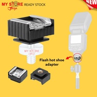 Hot Shoe Mount Adapter 1/4 inch Screw Thread Hotshoe Mount Holder Kamera Flash Bracket Studio Light 