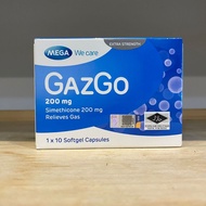 MEGA GazGo 200mg 10s (Simethicone 200mg)