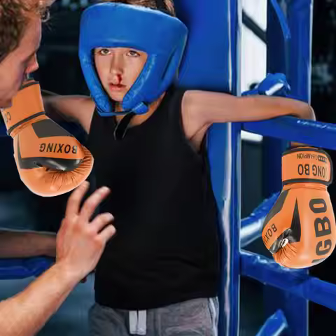 Child Punching Gloves Soft Fight Gloves Breathable Boxing Protection Gloves Boxing Gloves For Kids F
