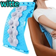 WITTE 1Pcs Back Massage Board, Stretching Lumbar Spine Hunchback Correction Back Stretcher, Durable 