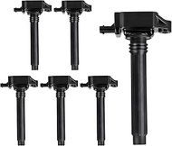 Ignition Coil Pack Set of 6 Compatible with Chrysler Town & Country Dodge Grand caravan Jeep Wrangle