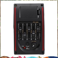 5-Band Tone Controls EQ Equalizer Tuner PS-500 5-Band Acoustic Guitar EQ Preamp Equalizer Pickup Aco