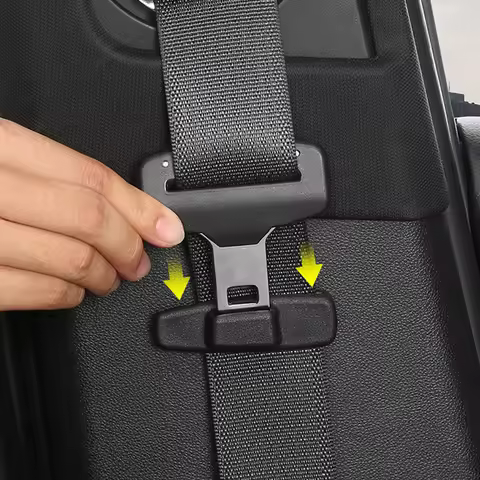 2PCS Universal Strong Car Safety Belt Protection Clip Plastic Seat Belt for Porsche cayenne macan 91