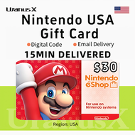 Nintendo USA 30 USD Nintendo eShop Gift Card USA Nintendo Switch Eshop Code⚡UranusX_MY [24/7 Email&C