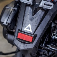 P-a483. Motorcycle Rear Mudguard Triangle Small Sticker Helmet Warning Reflective Sticker