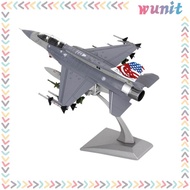 [Wunit] 1/72 Scale Diecast Fighter F16D Fighting Falcon Plane Toy with Metal Stand