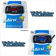 Voltmeter voltmeter Accu Aki 3 in 1 12 Volt universal Voltmeter mini 3in1