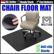 Black Chair Floor Mat  protector | Office Floor Mat | Floor protection mat | Floor protector mat for rolling chair |