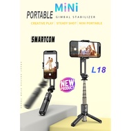SMARTCOM L18 Gimbal Stabilizer Selfie Stick Tripod For Smart Phone