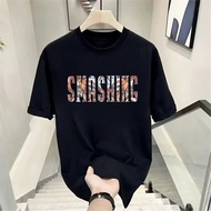 5-Point Sleeve Summer Round Neck Simple 23 Youth Top Loose t-Shirt t-Shirt Half-Sleeved Short-Sleeve