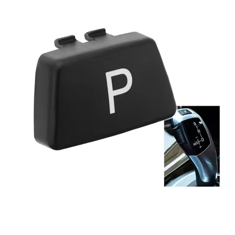 Car Gear Shift Lever P Parking Button Cap Trim Cover Replace for 1 2 3 5 7 X1 X3 X4 F10 F11 F01 F02 