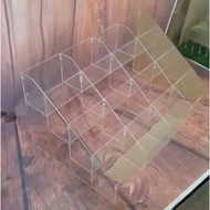 Custom Shelf Display | Custom Acrylic | 4-tier acrylic shelf | Size 40 x 24 x 20 cm