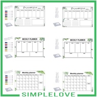 [Simple] Acrylic Dry Erase Board Planner Board Message Panel College Supplies Weekly Planning Board 