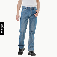 WRANGLER กางเกงยีนส์เอวกลางทรงขากระบอก MWZ รุ่น WR WRMWZ227 แรงเลอร์ กางเกงยีนส์ เสื้อผ้าผู้ชาย กางเ
