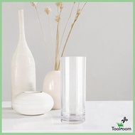 [ Tall Flower Vase Candle Holder Desk Plant Pot Holder Acrylic Cylinder Vase for Artificial Room Home Wedding Floor