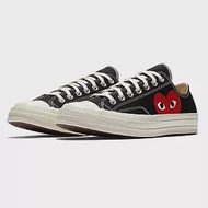 CDG x Converse 1970 黑 基本款 150206C 24.5cm 黑底紅心