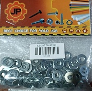 RING PLAT M4 100BUAH RING PLAT BAUT M4 ISI 100PCS