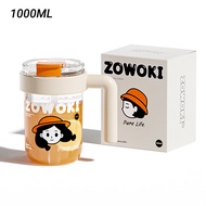 Zowoki SQ9 Duo Drinking Tritan Water Bottle (1000ml)
