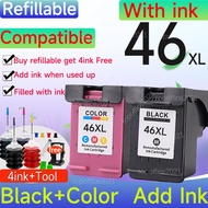 Compatible hp 46 ink cartridge hp 46 black hp46 ink cartridge for hp 2020hc 2025HC 2520HC 2025 2529 