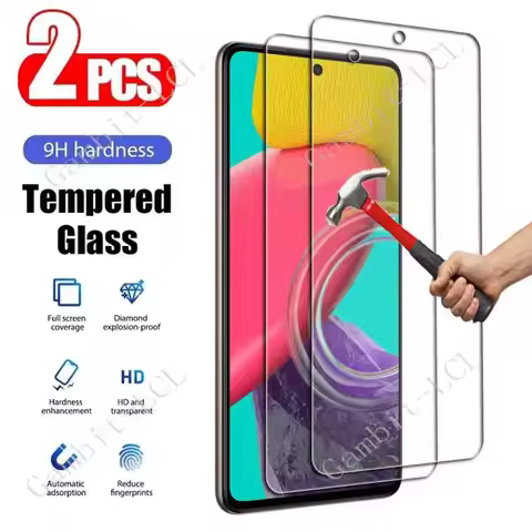 2PCS For Samsung Galaxy M13 4G M23 5G M33 M53 Quantum 3 S21 FE S22+ Wide6 XCover6 Pro A02 Screen Pro