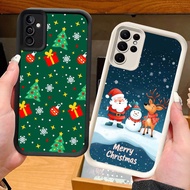 BR-43 Merry Christmas Soft Silicone Casing for Samsung A55 A54 M15 S25 S24 S21 FE Ultra