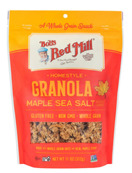 Bob's Red Mill - 無麩質楓糖海鹽手工級燕麥片脆片早餐 312克 - (加入牛奶荳奶/ 零食) - 最佳日期: 2026.04