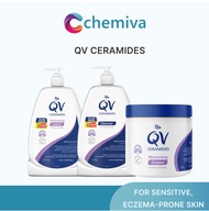 [Fast Shipping] QV Ceramides Moisturising Lotion, Cream, Cleanser (Triple Moisturizing Formulation)