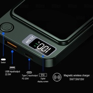 LZD 【】20000mAh Magnetic Power Bank Super Fast Charging Powerbank PD20W 22.5W Portable Wireless Mini Powerbank